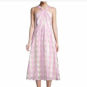Kate spade new with tag gingham halter dress